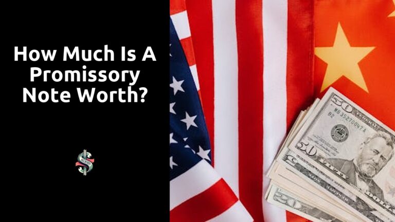 How much is a promissory note worth?